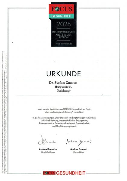 Focus Empfehlung 2026 Augenarzt Focus Empfehlung 2026 Augenarzt